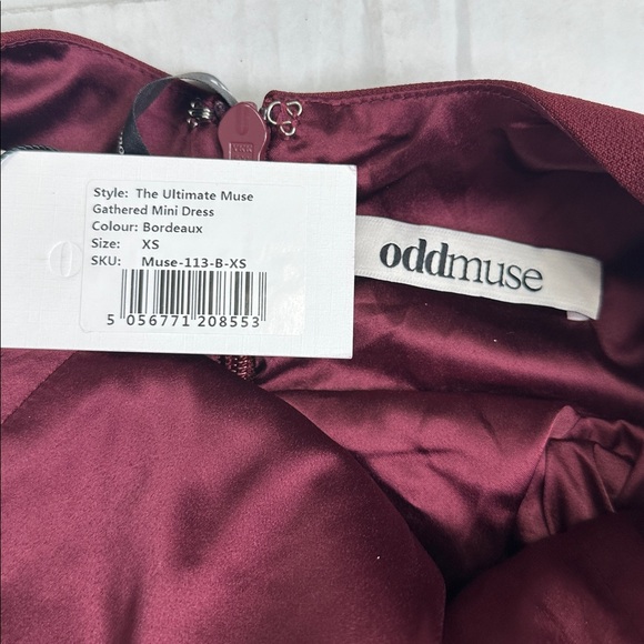 Odd Muse The Ultimate Muse Gathered Mini Dress Woman’s XS NWT Cocktail Formal - Picture 8 of 14